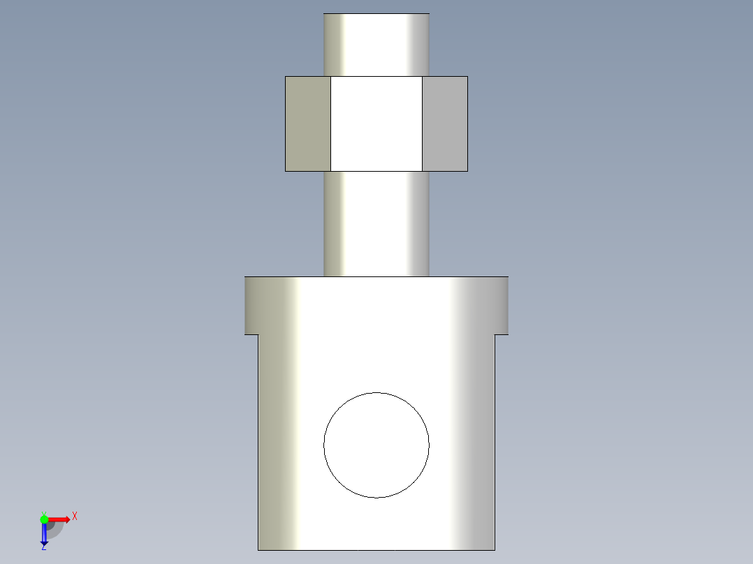 活節螺栓環BJ762-3D多系列多零件图纸模型俯视图