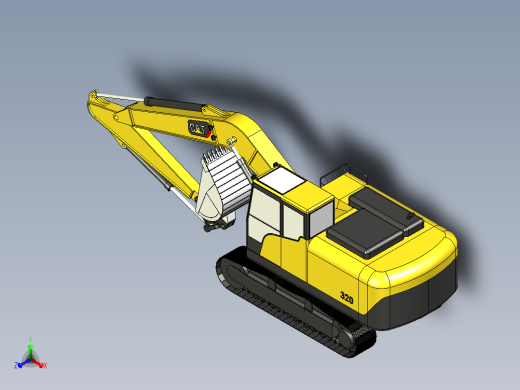 Pelleteuse 卡特彼勒挖掘机320 CAT