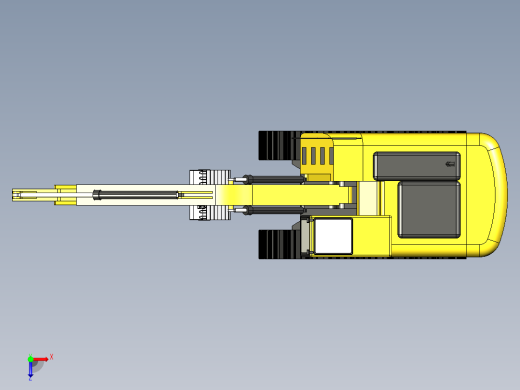 Pelleteuse 卡特彼勒挖掘机320 CAT俯视缩略图