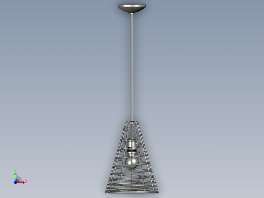 复古吊灯8前视缩略图