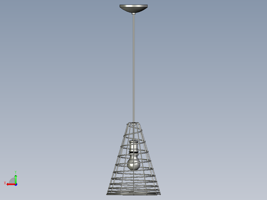 复古吊灯8后视图