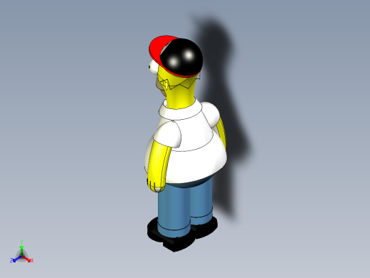 荷马·辛普森-格拉布卡德·范正等轴测缩略图