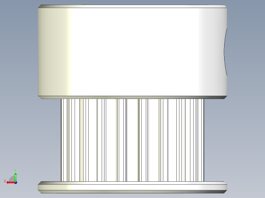 2GT滑轮，BF型，20齿，外径16毫米；6mm和10mm皮带宽度；5毫米、6毫米和8毫米孔径。M4在模型中安装螺丝后视缩略图