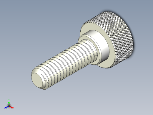 滚花指旋螺钉-M14 x 14mm