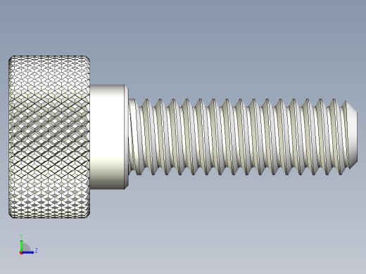 滚花指旋螺钉-M14 x 14mm左视缩略图