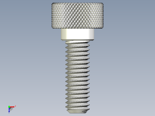 滚花指旋螺钉-M14 x 14mm俯视缩略图