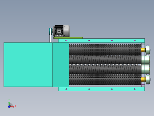 Q381-玉米剥皮机的设计【三维SolidWorks】前视缩略图