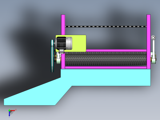 Q381-玉米剥皮机的设计【三维SolidWorks】俯视缩略图