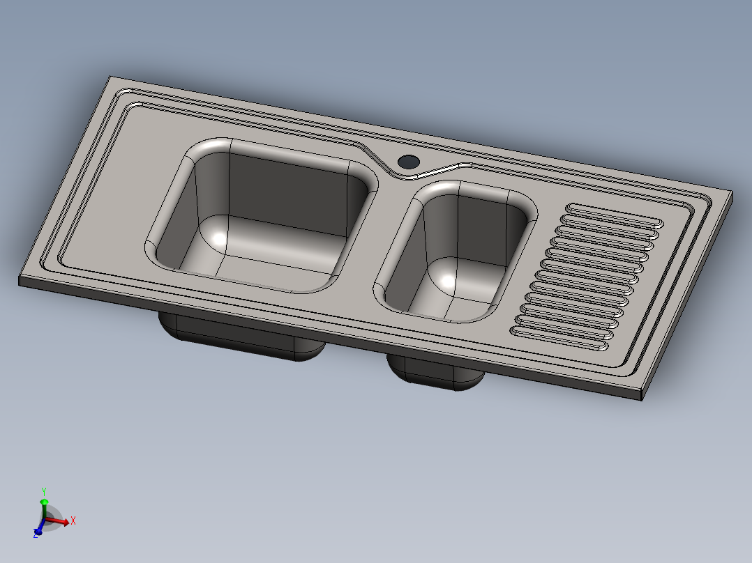水槽、不锈钢水槽(83)主视图