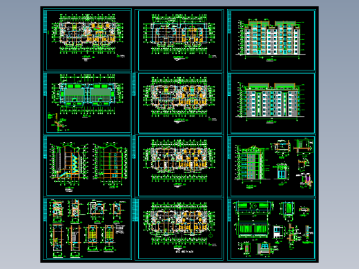 永丰花园住宅楼39栋施工图