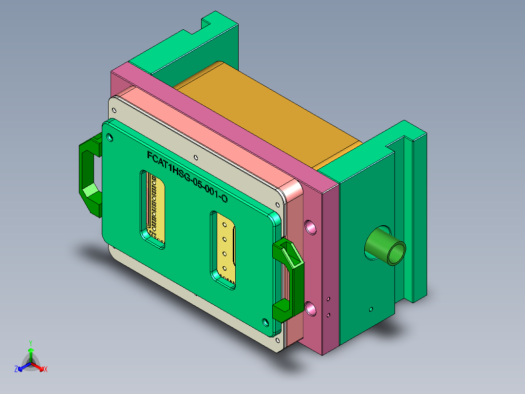 AT1-CNC5笔记本CNC工装夹具三维模型