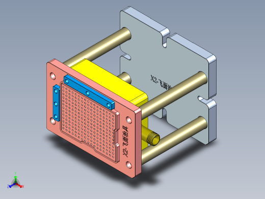 X2-FEIMIAN笔记本CNC工装夹具三维模型-1023