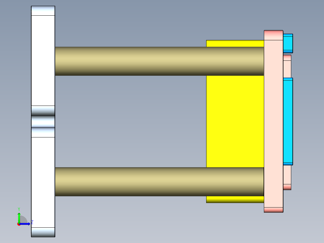 X2-FEIMIAN笔记本CNC工装夹具三维模型-1023左视图