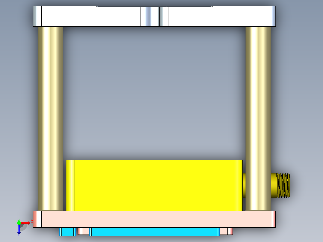 X2-FEIMIAN笔记本CNC工装夹具三维模型-1023俯视图