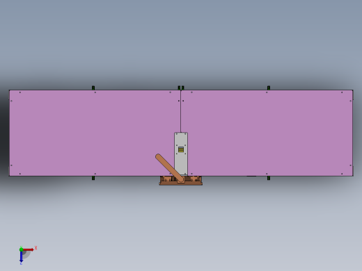 车门密封条内水切定长裁断机（sw18可编辑+cad+bom）俯视缩略图