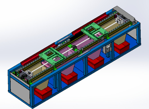 车门密封条内水切定长裁断机（sw18可编辑+cad+bom）缩略图