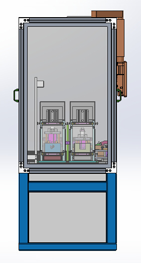 车门密封条内水切定长裁断机（sw18可编辑+cad+bom）缩略图