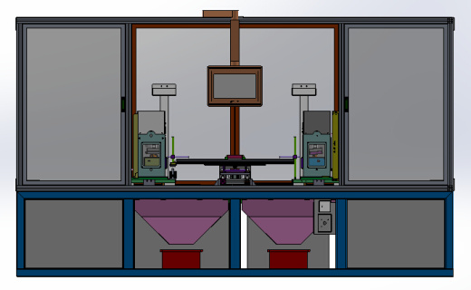 车门密封条内水切定长裁断机（sw18可编辑+cad+bom）缩略图