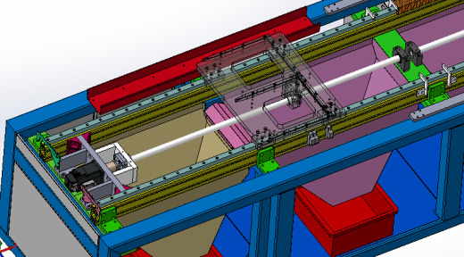 车门密封条内水切定长裁断机（sw18可编辑+cad+bom）缩略图