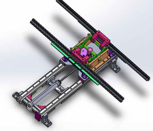 车门密封条内水切定长裁断机（sw18可编辑+cad+bom）缩略图