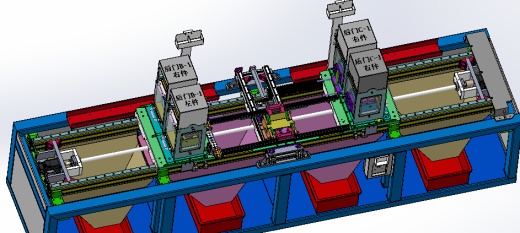 车门密封条内水切定长裁断机（sw18可编辑+cad+bom）缩略图