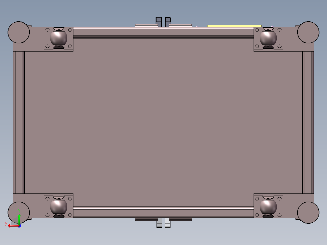 自动贴标设备（sw18可编辑+工程图+bom）后视图