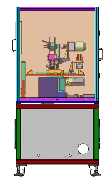 自动贴标设备（sw18可编辑+工程图+bom）