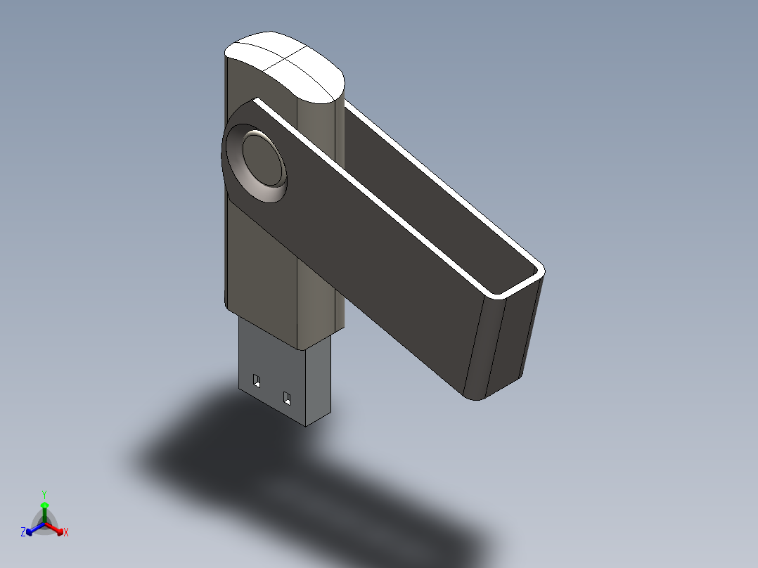 硬盘(8)正等轴测图