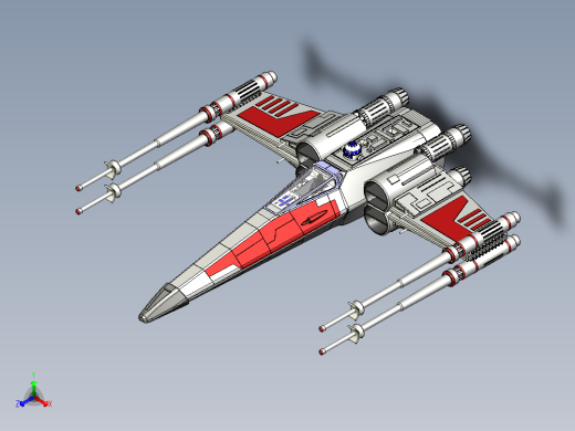 B2004156-X翼战斗机