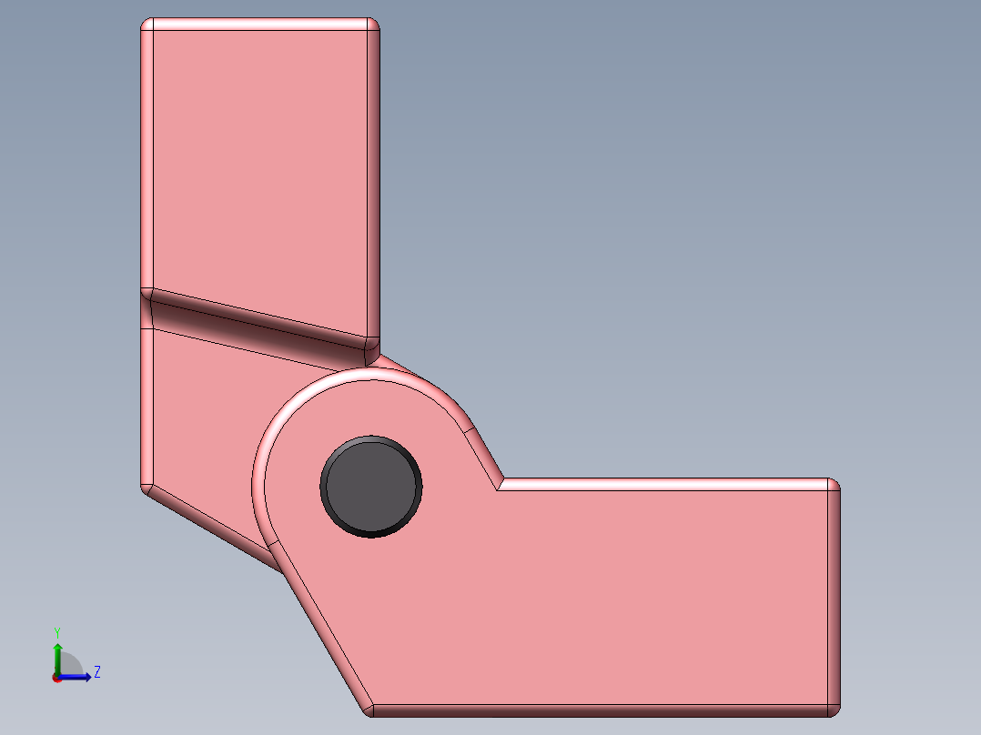 合页、铰链(9)左视图