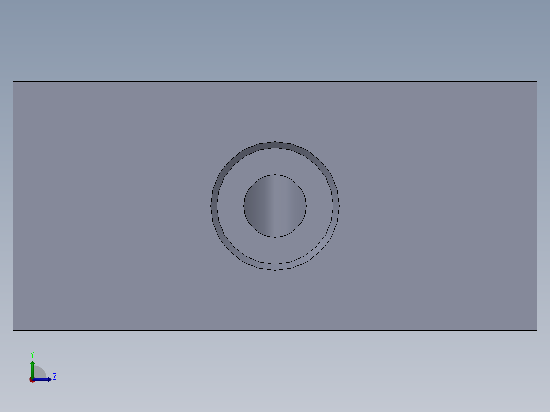 液压块 (2)左视图