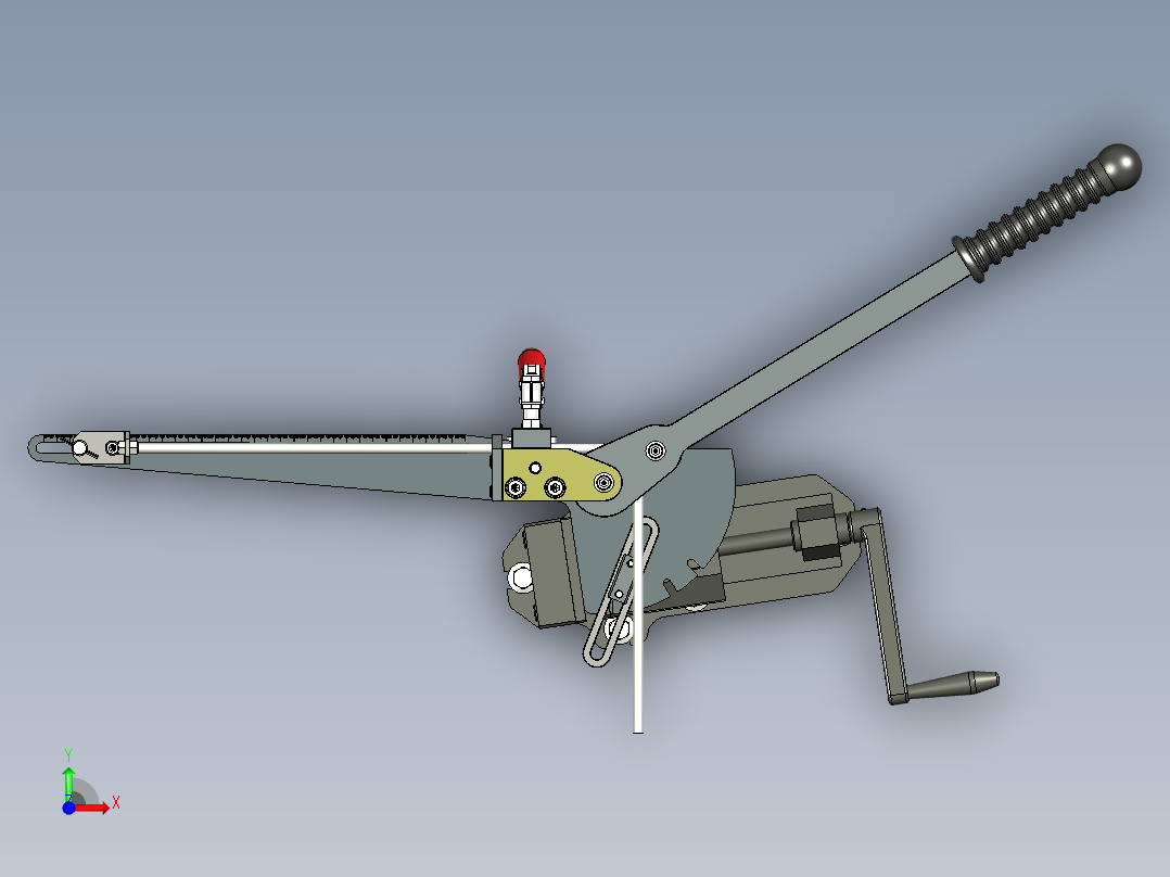 B3004146-管材弯曲机构前视图