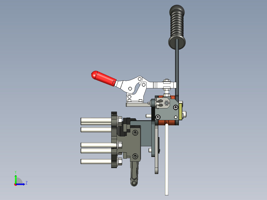 B3004146-管材弯曲机构左视图