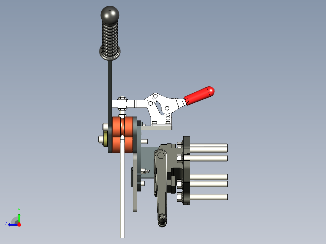 B3004146-管材弯曲机构右视图