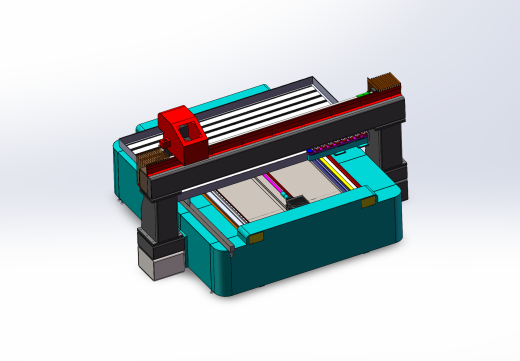 2513铝板雕刻机三维solidworks建模及工程图缩略图