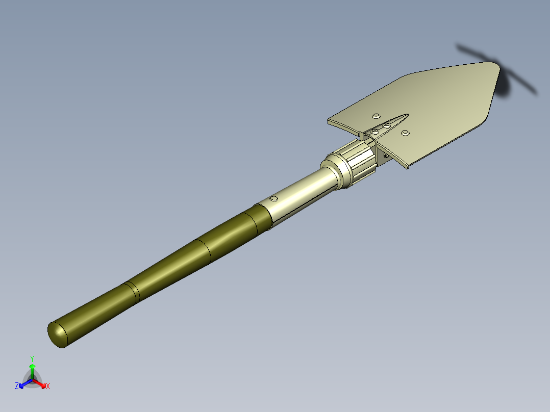 A2005275-美国M-1943挖壕工具军用铲子