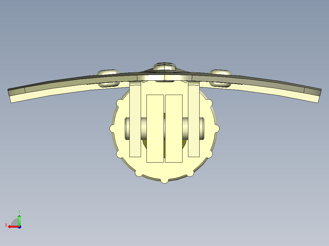 A2005275-美国M-1943挖壕工具军用铲子后视图