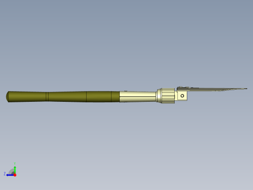 A2005275-美国M-1943挖壕工具军用铲子右视缩略图