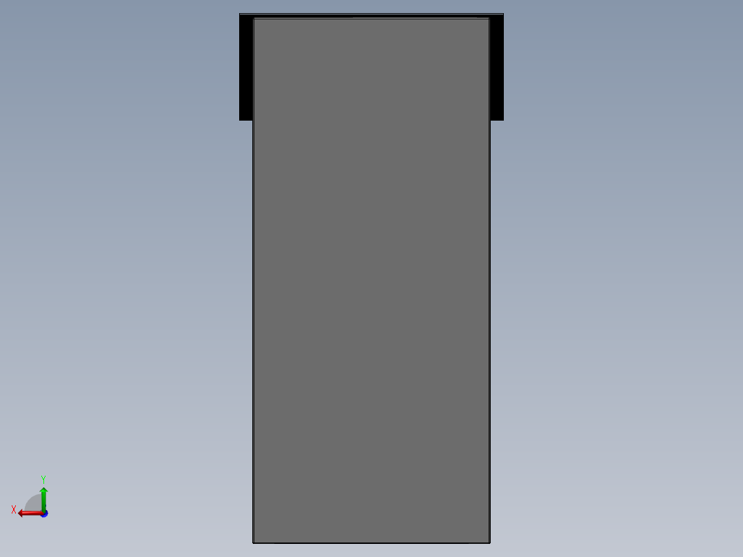 控制台 操作台check-in-stand-with-computer-模型格式为 sw后视图