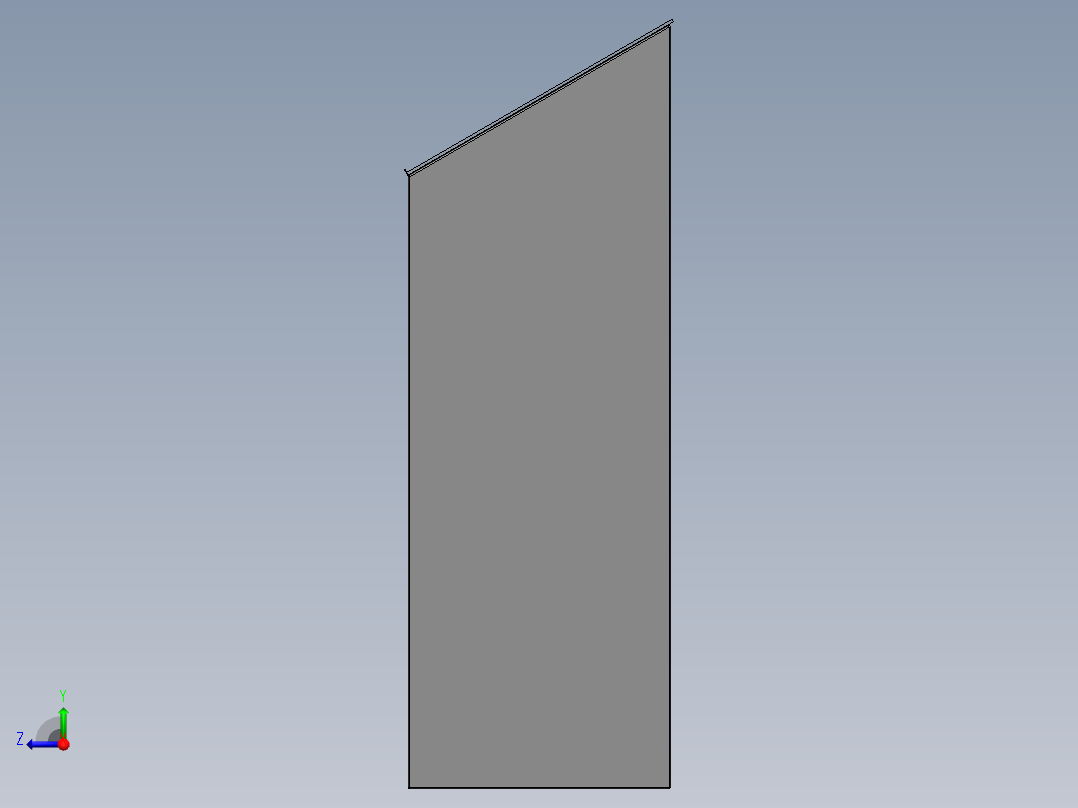 控制台 操作台check-in-stand-with-computer-模型格式为 sw右视图