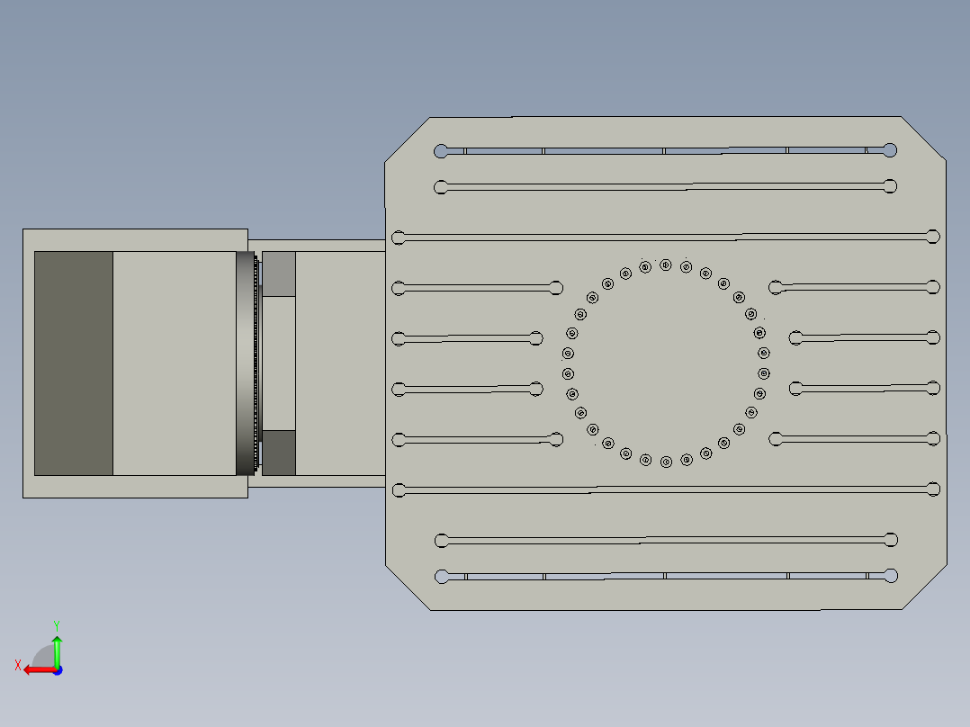 L形变位机后视图