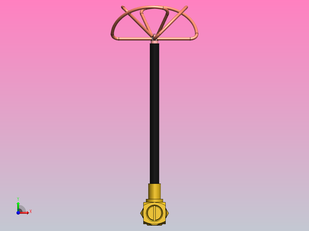 天线5.8 GHz SPW斜平面轮式圆极化全向天线前视图