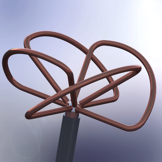 天线5.8 GHz SPW斜平面轮式圆极化全向天线缩略图