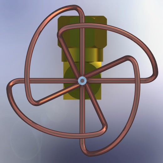 天线5.8 GHz SPW斜平面轮式圆极化全向天线缩略图
