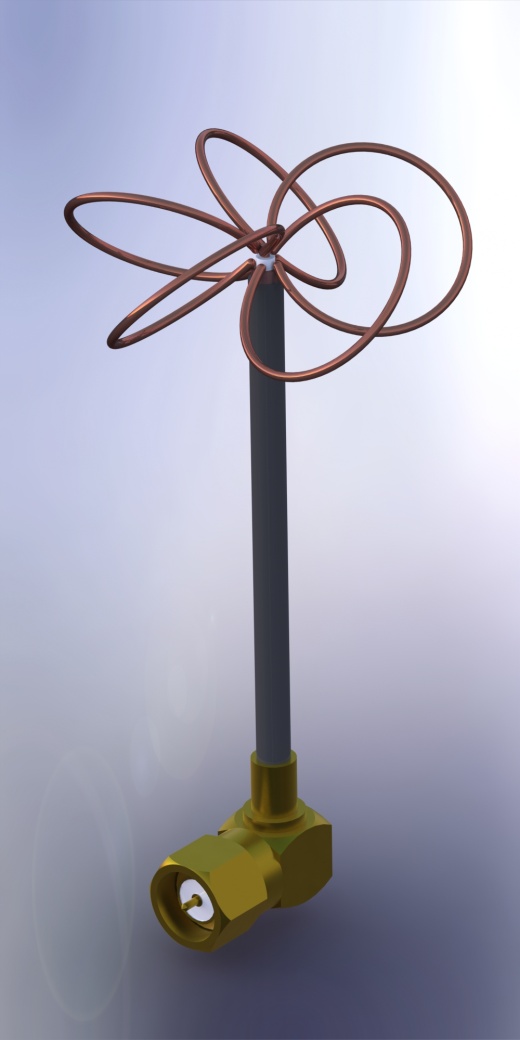 天线5.8 GHz SPW斜平面轮式圆极化全向天线缩略图