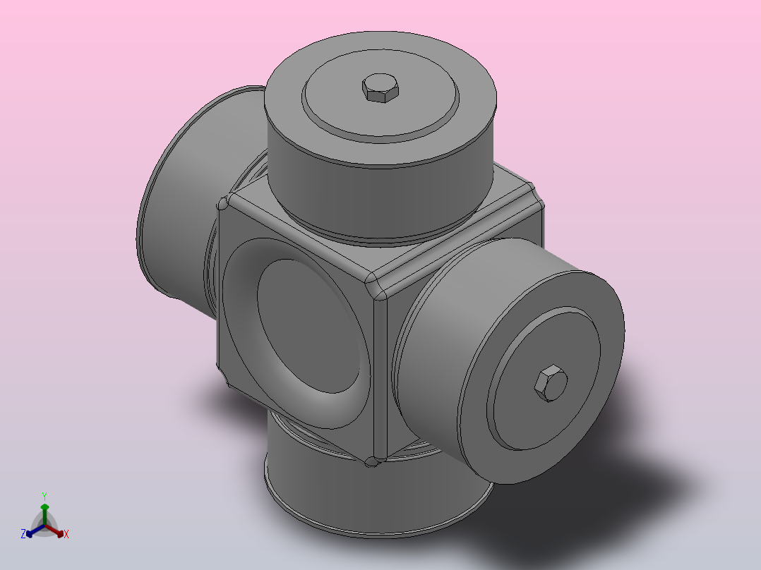 SWC型万向联轴器的十字轴总成SWC620主视图