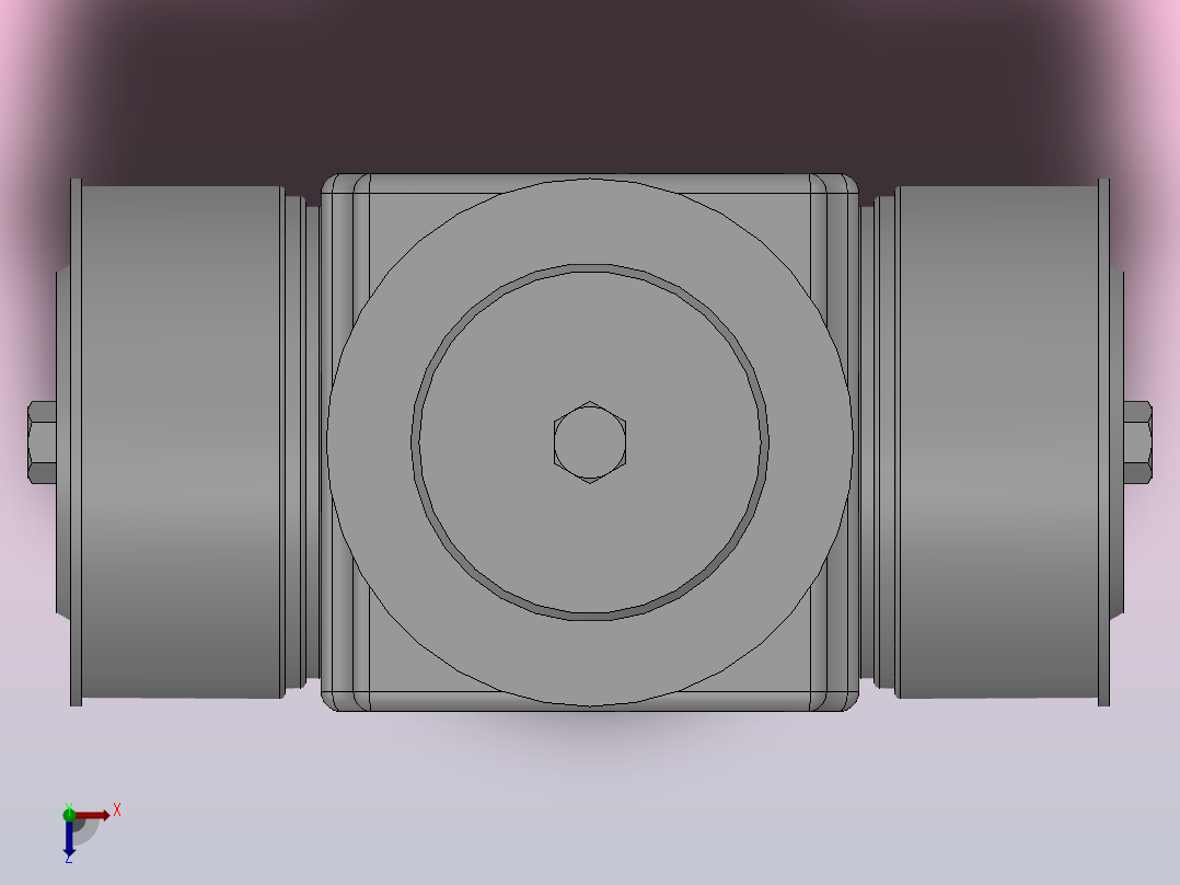 SWC型万向联轴器的十字轴总成SWC620俯视图