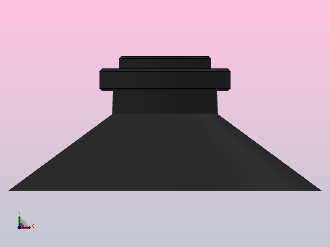 ZHP系列平直型真空吸盘[ZHP-40PJ]前视图