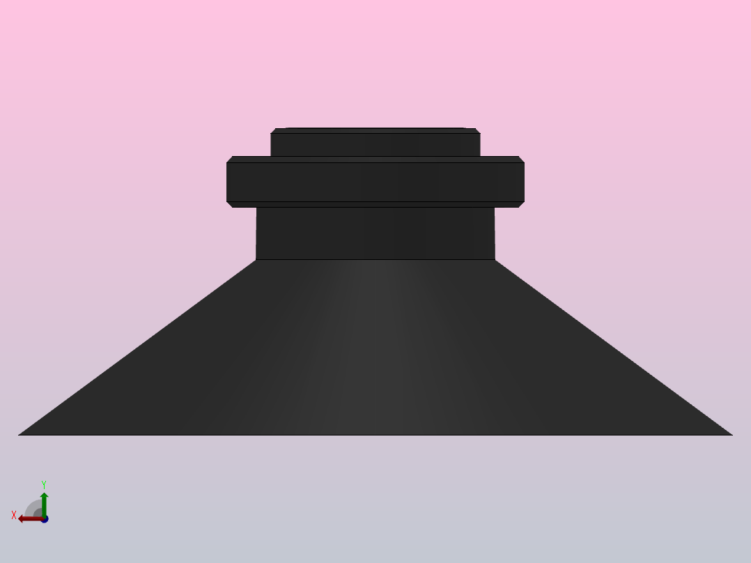 ZHP系列平直型真空吸盘[ZHP-40PJ]后视图