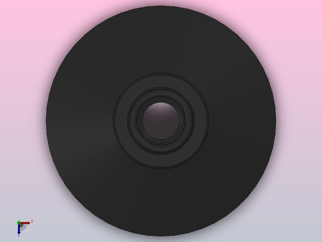 ZHP系列平直型真空吸盘[ZHP-40PJ]俯视图